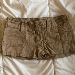 Tan hollister shorts